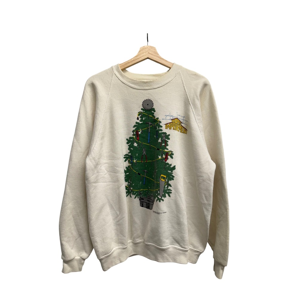 Vintage Home Improvement TV Show Christmas Sweatshirt Stanley DeSantis Mens XL